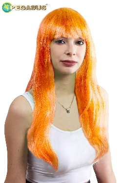 PARRUCCA VALENTINA LUNGA ARANCIONE